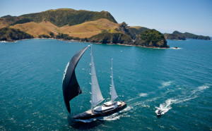 Sailing yacht Silence Bay of Islands New Zealand