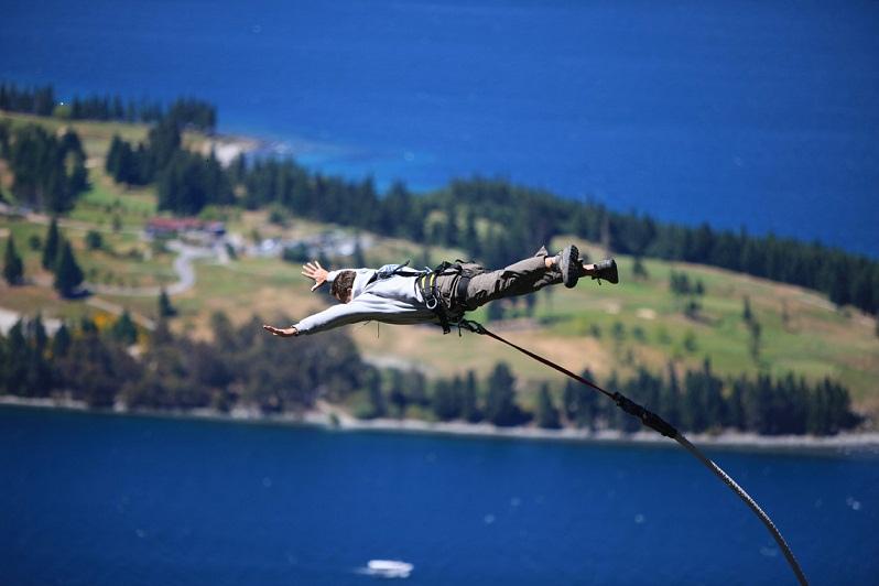 New Zealand Bungy Jumping Ledge AJ Hackett