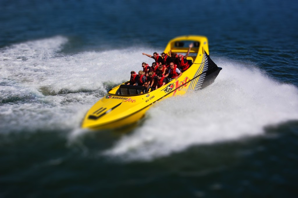 Jet boating Rotorua New Zealand